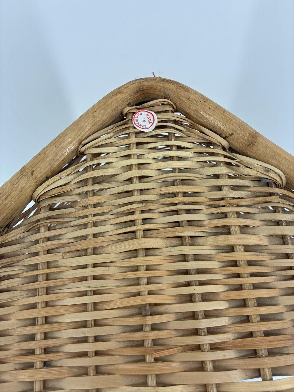 Woven Corner Shelf Unit - Natural Rattan - Picture 3 of 9